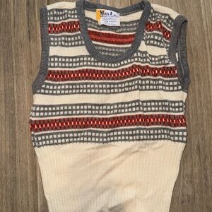 Man-lee sportswears sweater vest vintage